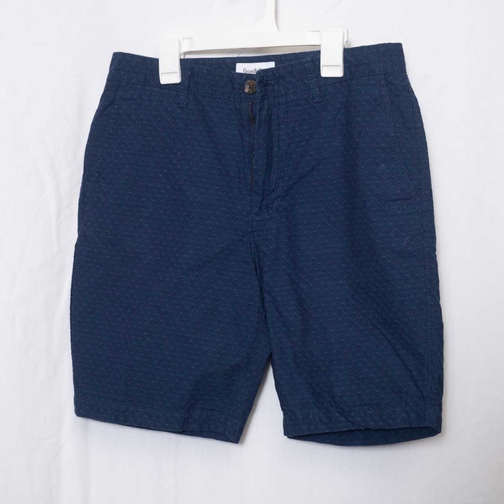 Goodfellow & Co Flat Front Textured/Designed Men's Shorts Size 30